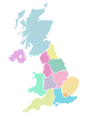 Map of the British Isles